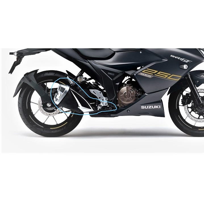 柯基重車 SUZUKI Gixxer SF 250 原廠排氣管總成 排氣管總成 排氣管