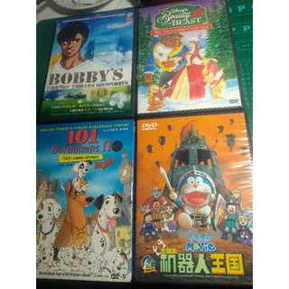 二手卡通DVD-101斑點狗/美女與野獸/大雄與機器人王國/角川電影BOBBY'S