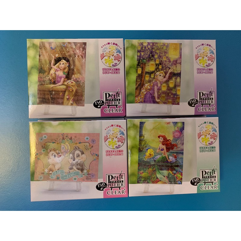 日本進口 迪士尼 超迷你透明拼圖 150片