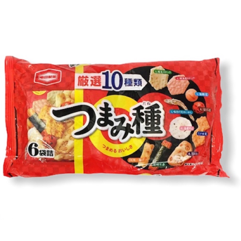 龜田製菓 嚴選10種類米果餅乾 6袋入