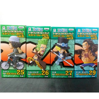 ★日版金證★海賊王 航海王 WCF 20週年 20週年 Vol 5 歷史接力賽跑 青雉 巴特洛馬 薩波 四檔魯夫 公仔