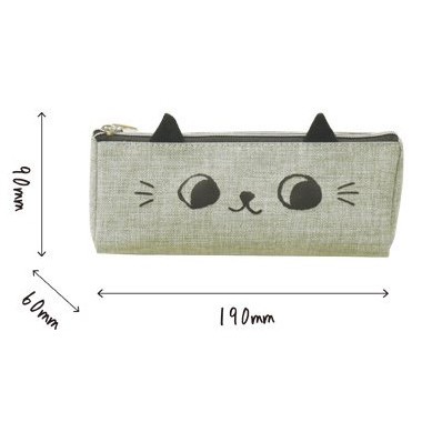 可愛貓耳筆袋.單層筆袋.鉛筆袋.文具收納袋.筆盒 JPC-120