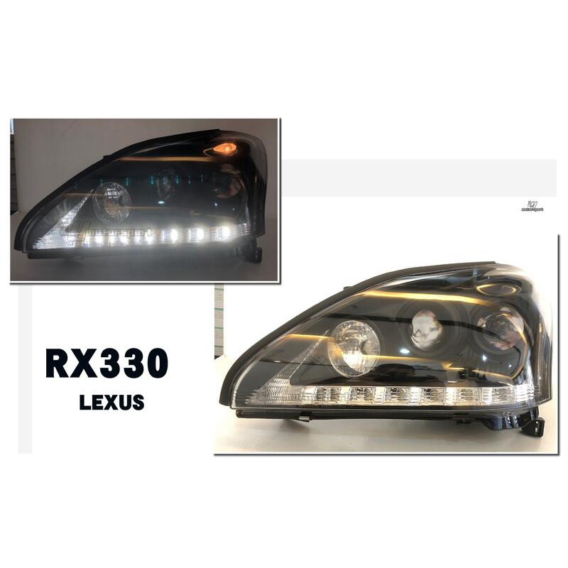 JY MOTOR 車身套件~LEXUS RX330 RX350 2004-2009 HID版 LED 燈眉 黑框 大燈