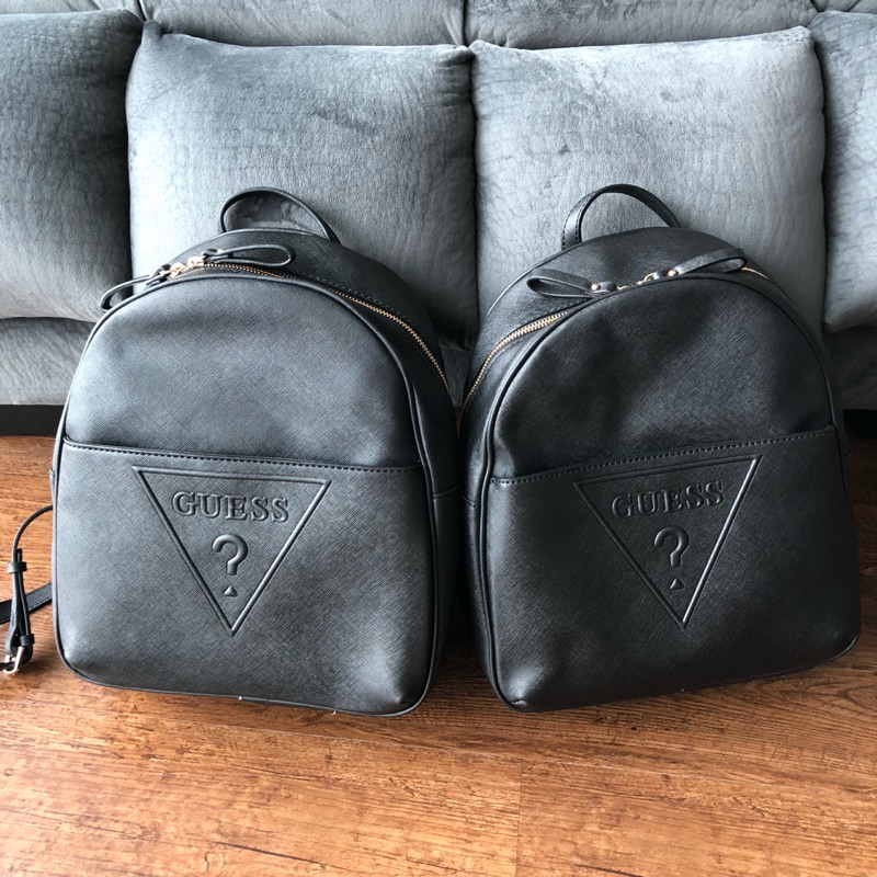 美國代購guess 後背包經典大logo 倒三角logo 十字紋a4 大學生雙肩包在台現貨現貨 蝦皮購物