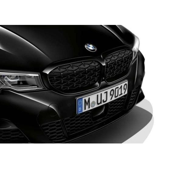 宗蒼車身設計 - BMW G20 G21 原廠 M Performance滿天星 鼻頭 網狀 黑色 水箱罩 M340I