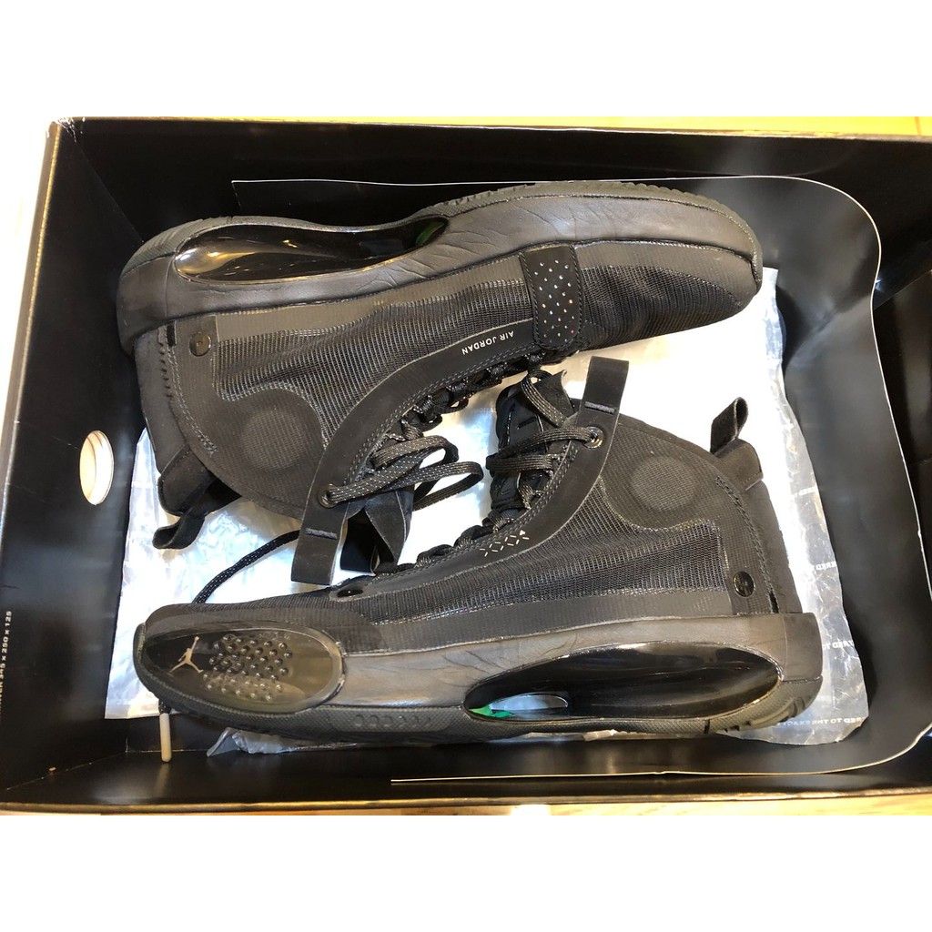 Nike 籃球鞋 Air Jordan XXXIV PF 黑魂 喬丹 34代 BQ3381-003 US10