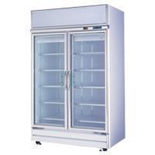 《宏益餐飲設備》 瑞興 雙門冷藏展示櫃 雙門玻璃冰箱 玻璃展示櫃 展示冰箱 2門 RS-S2003 970公升 機上型