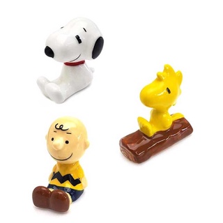 日本🇯🇵 Snoopy 史奴比查理布朗公仔筷子架/陶瓷餐具