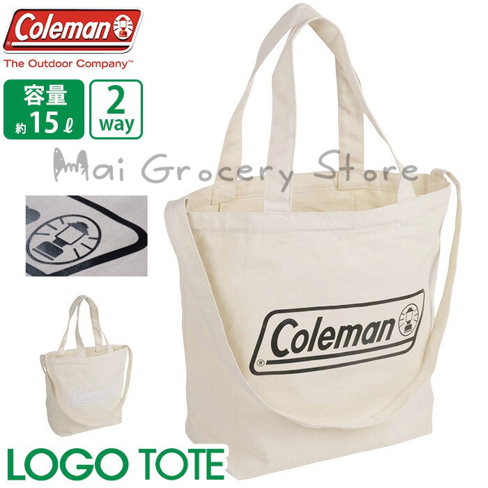 ::日本代購::COLEMAN 2WAY 15L 帆布包 斜背包 手提包 托特包