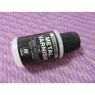 AV Vallejo 77657 金屬漆 亮光保護漆 Varnish 模型漆鋼彈金屬色 Metal Color
