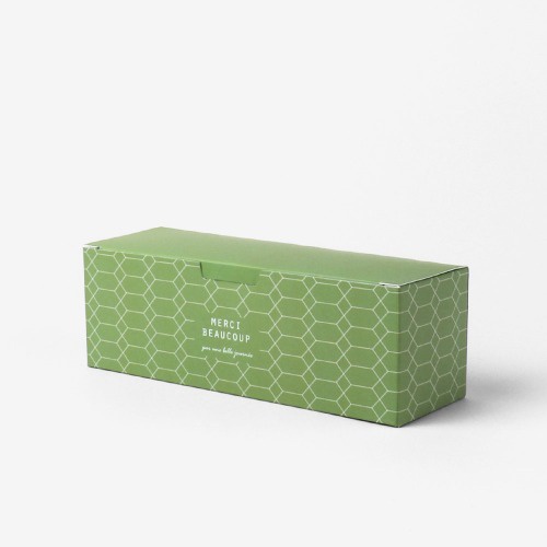長條形綠色韓國ins瑪德琳費南雪可露麗馬卡龍烘焙包裝盒子