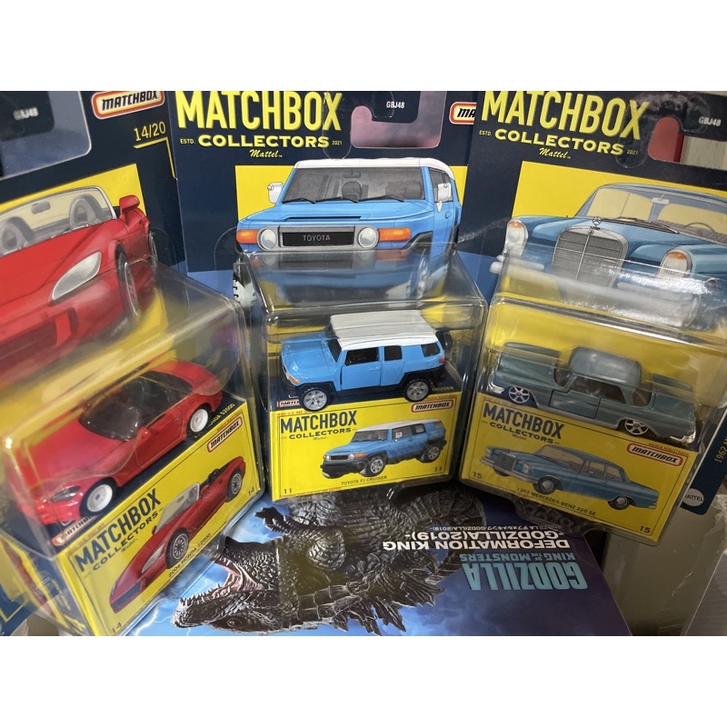 MATCHBOX 火柴盒 Honda S2000 Toyota FJ CRUISER Benz 220 SE