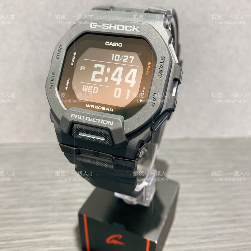 CASIO 卡西歐  G-SHOCK G-SQUAD 系列  智能跑步測量  GBD-200-1