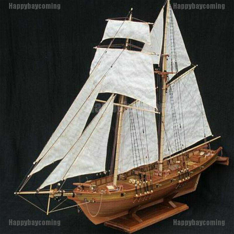 Happybay❥ 1: 100 Halcon 木製帆船模型Diy 套件船組裝裝飾禮物| 蝦皮購物