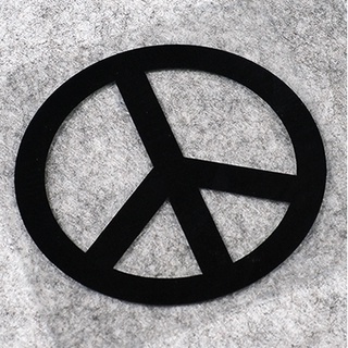 Peace and Love和平與愛符號貼紙 汽車反光貼貼紙 安全警示反光貼紙 汽車裝飾貼紙 汽車貼紙 機車貼紙