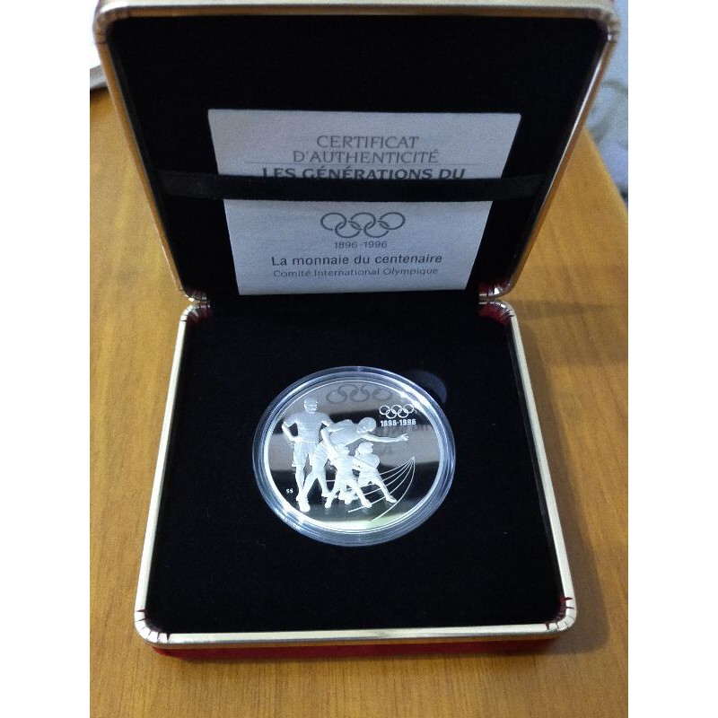 限時特賣 銀幣 紀念幣 1992 奧運百年紀念 100年 加拿大鑄造 (奧運未來夢想路)