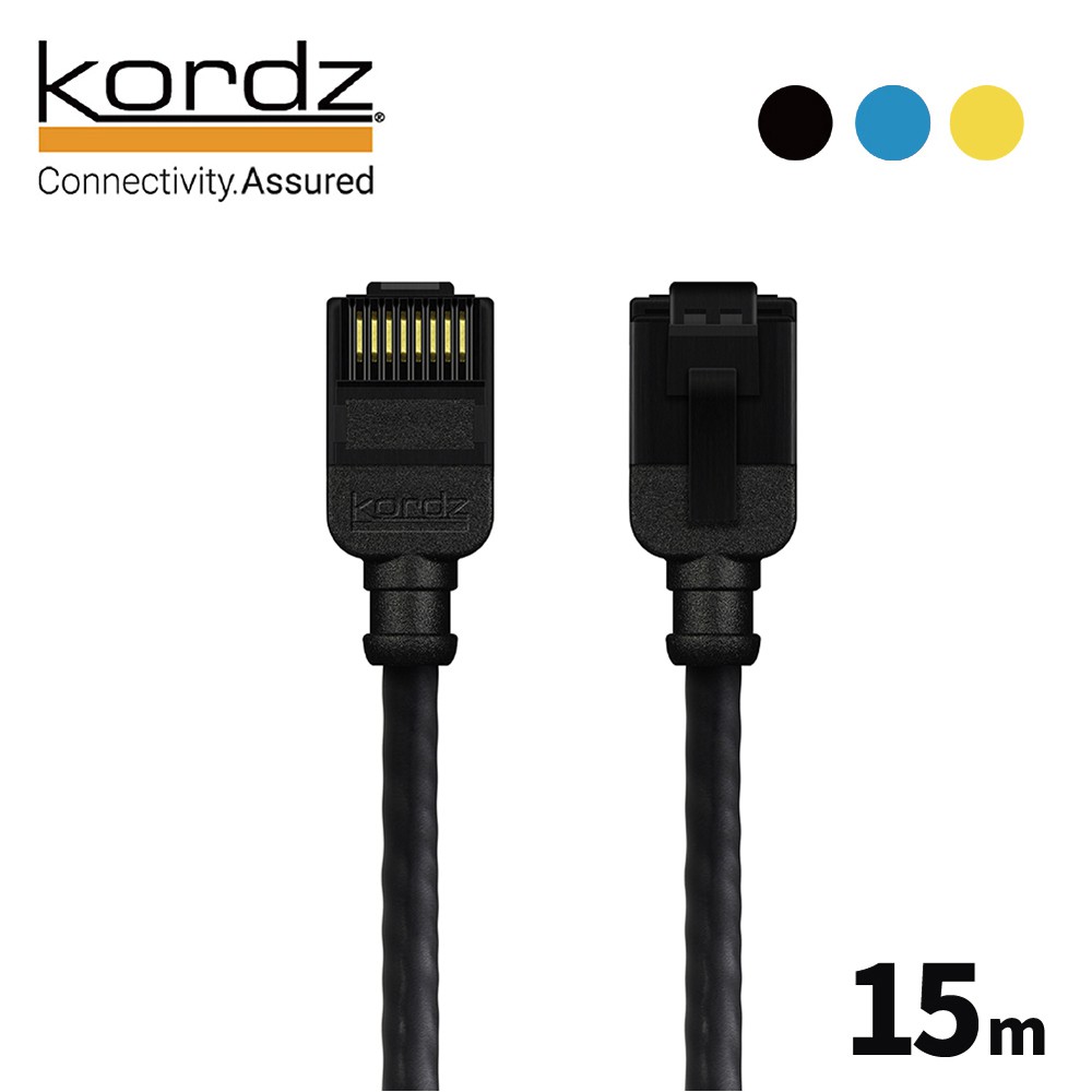 【Kordz】PRO CAT6 28AWG極細高速網路線 / 15M