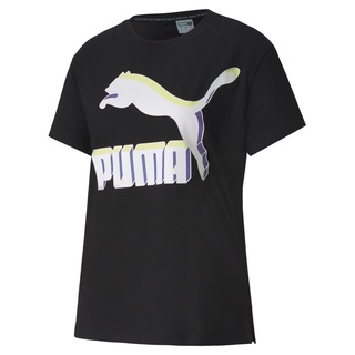 PUMA 流行系列No.1 logo短袖T恤(F) 女短袖上衣 59551486 黑