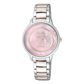 CITIZEN (EM0384-56D) 純淨浪漫光動能腕錶-粉紅