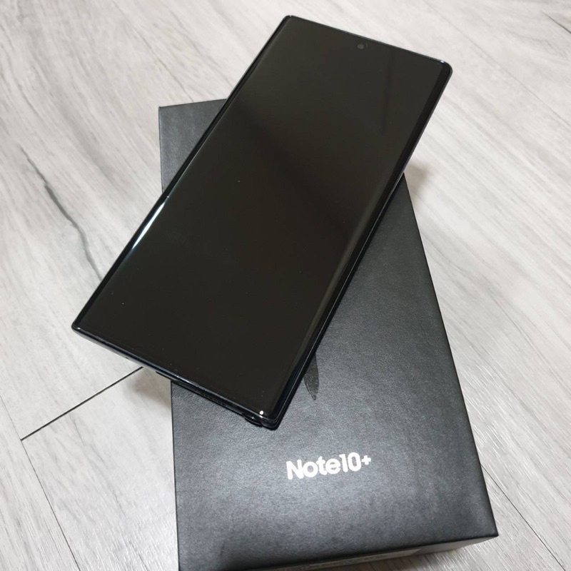 附全機包膜 Samsung Note10+ 256G 9成新 黑 6.8吋 雙卡雙待 Note10 plus 三星