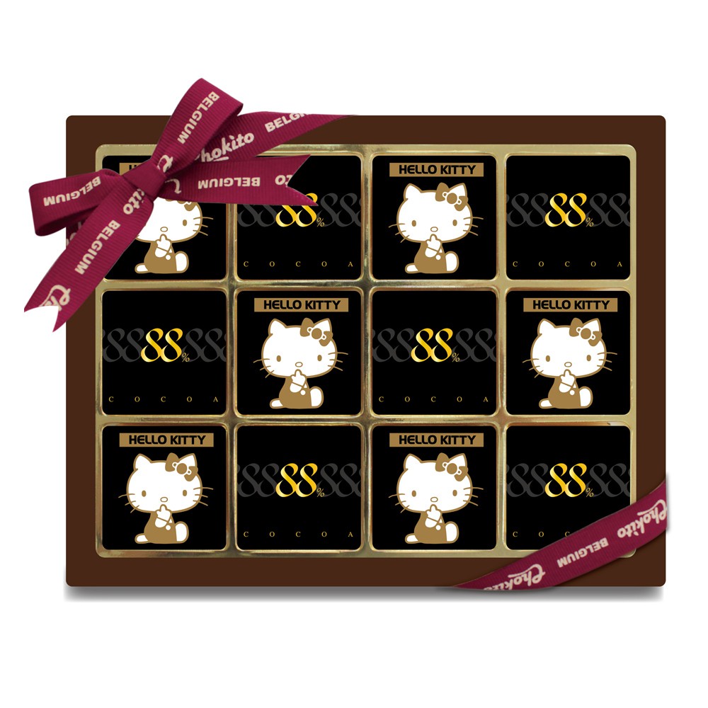 Chokito巧趣多Kitty86%比利時巧克力禮盒180g