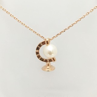 【Leehouse珠寶飾品】造型項鍊／地球儀珍珠造型項鍊