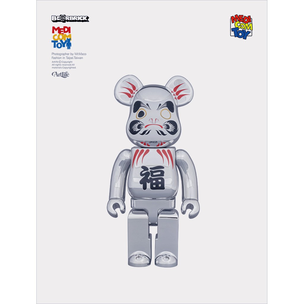Artlife Medicom Be Rbrick 400 達磨銀メッキ東京スカイツリータウン限定銀色限定 蝦皮購物