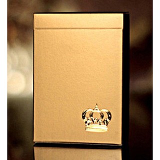 【USPCC撲克】GOLD Crown Deck(金皇冠)撲克牌-小壓角或牌盒有小受損，可接受在下標