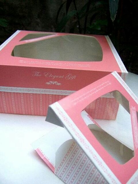 西點盒 蛋糕盒 4吋蛋糕提盒 6吋蛋糕提盒粉紅紙盒 尺寸:18*18*8.5蛋糕包裝盒