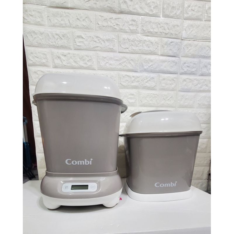 康貝（Combi）Pro高效消毒烘乾鍋·保管箱【寧靜灰】