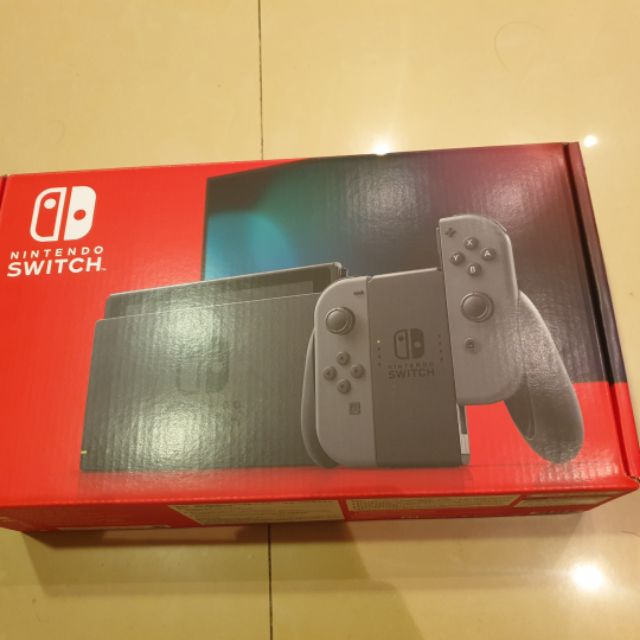 二手 switch 台灣公司貨 電力加強版 灰黑