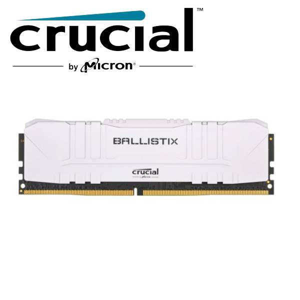 美光 Micron Crucial Ballistix DDR4-3200-16G-白 超頻散熱片/記憶體 廠商直送