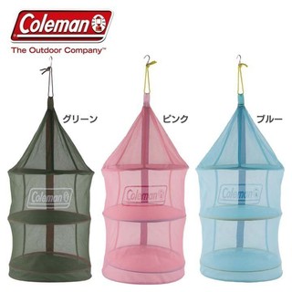 現貨★姆姆日貨★日本 Coleman 收納網 餐具吊網 魔術掛網 餐廚籃 掛網 曬網 吊網 露營必備 碗籃 吊籃