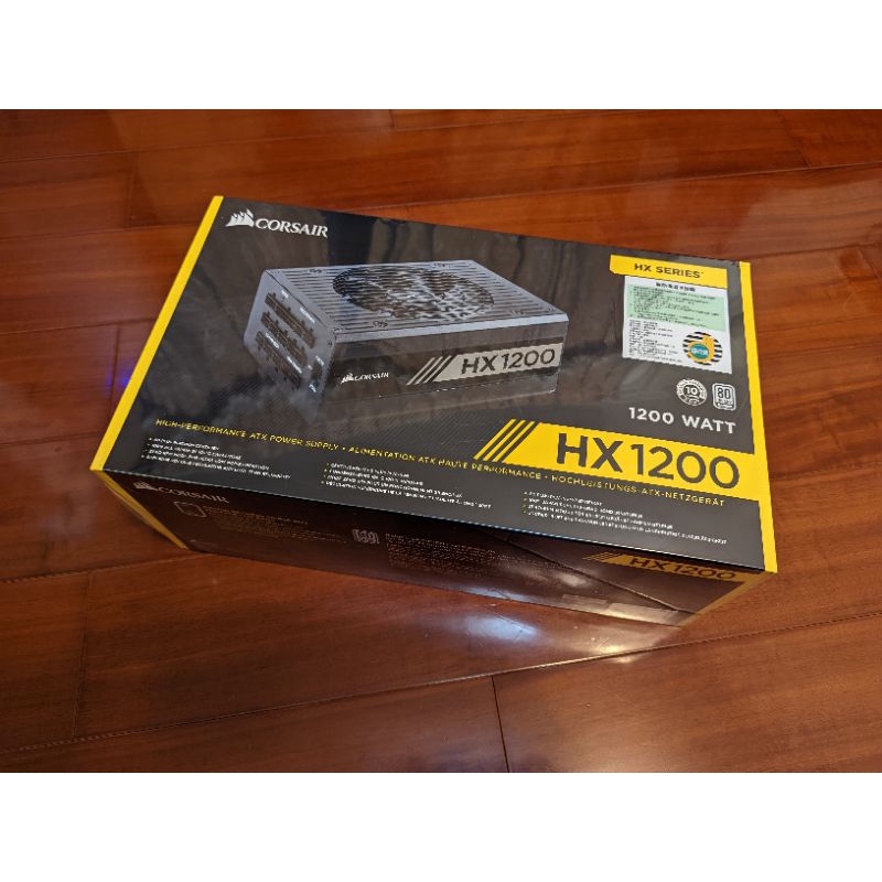 CORSAIR 海盜船 HX1200 80Plus 白金牌 全模組電源供應器