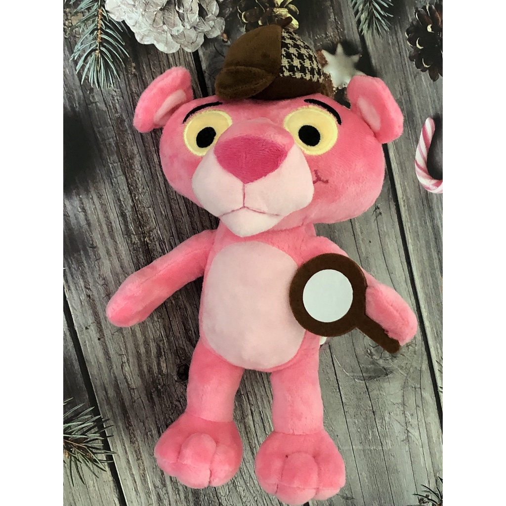 雅包小舖👕頑皮豹 玩偶 娃娃 粉紅豹 變裝 偵探 可愛 公仔 禮物 獎品 絨毛 布偶 玩具 Pink Panther