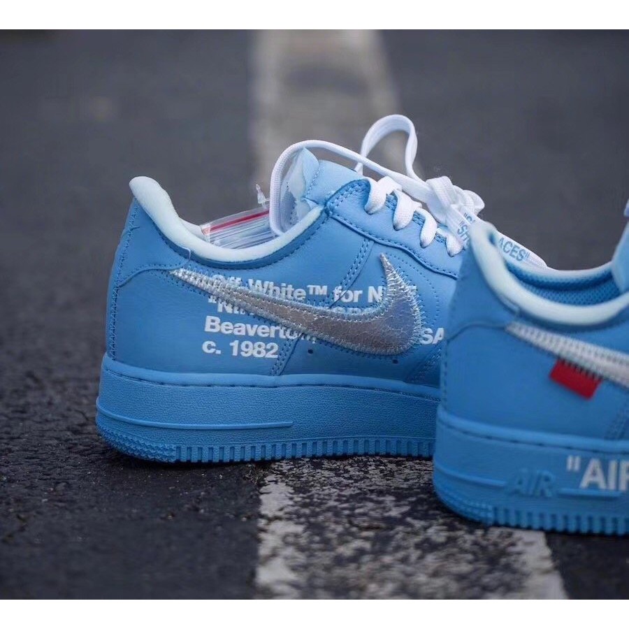 off white air force 1 university blue