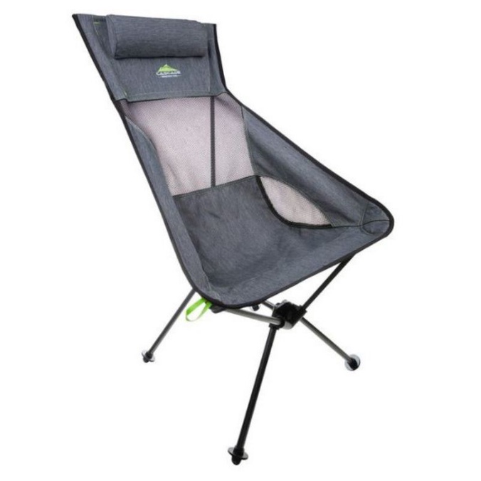 Cascade Mountain Tech 二手 鋁製高背隨行椅 摺疊椅 露營椅 輕便椅 月亮椅 好市多#2000562