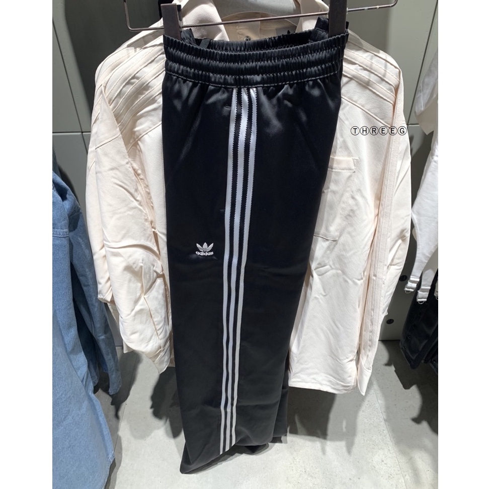 ⓉⒽⓇⒺⒺⒼ🔥65折⚡ADIDAS ORIGINALS ADICOLOR 運動長褲 寬褲 三線 黑色 女款 H37822