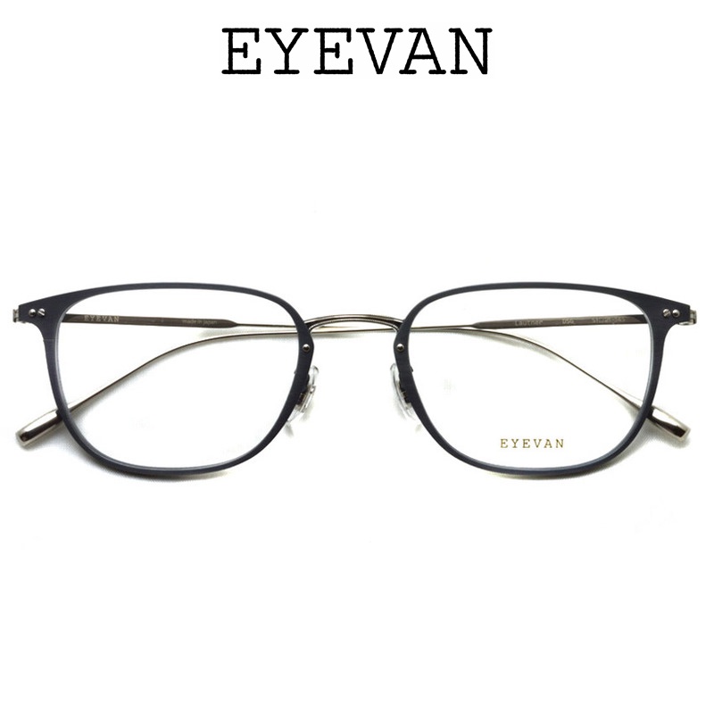 EYEVAN 眼鏡 Lautner MBK/GUN2 (霧黑/深灰) 鏡框 日本手工眼鏡【原作眼鏡】