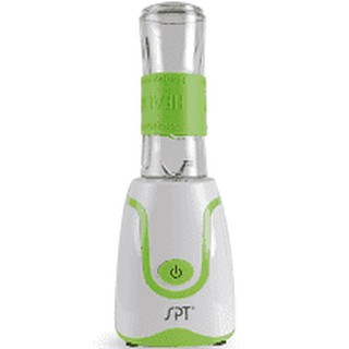 尚朋堂 隨行杯450mL果汁機SJ-0600【不鏽鋼4葉刀頭/玻璃杯體/防滑膠套/點動開關】
