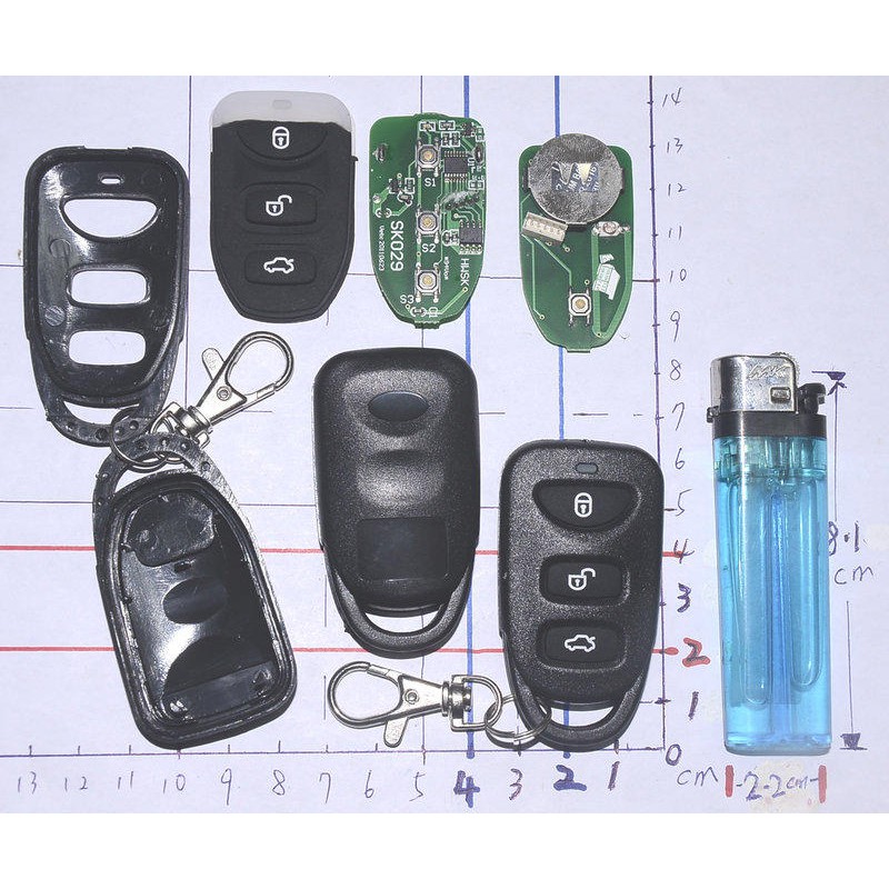 遙控器拷貝子機 A號機 汽車鍵 3鍵 (可調頻) *需要用藍光十代主機拷貝，不是對拷的