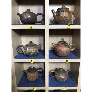 臺灣陶藝創作高檔柴燒壺冰煙壺