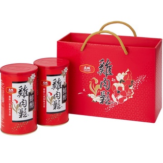 【大成食品】雞肉鬆︱鮮醇雞肉鬆二入禮盒(160GX2罐) 送禮 伴手禮 肉鬆 雞肉 過年送禮 常溫 禮盒 單筆限購4