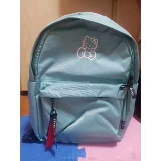 二手Hello kitty 凱蒂貓後背包(尼龍)#薄荷綠