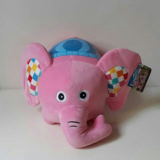 馬戲團造型大象 約27*17*19cm 大象娃娃 泰國大象娃娃 大象 粉紅象