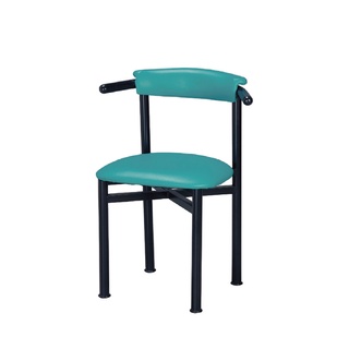 【E-xin】滿額免運 751-6 貝勒餐椅 餐椅 餐桌 休閒椅 造型椅 洽談椅 餐廳椅 用餐椅 黑腳 椅子 綠色 多色