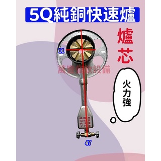 萬豐餐飲裝置 全新 5Q純銅快速爐 爐心 銅芯快速爐 一般快速爐爐心 營業用