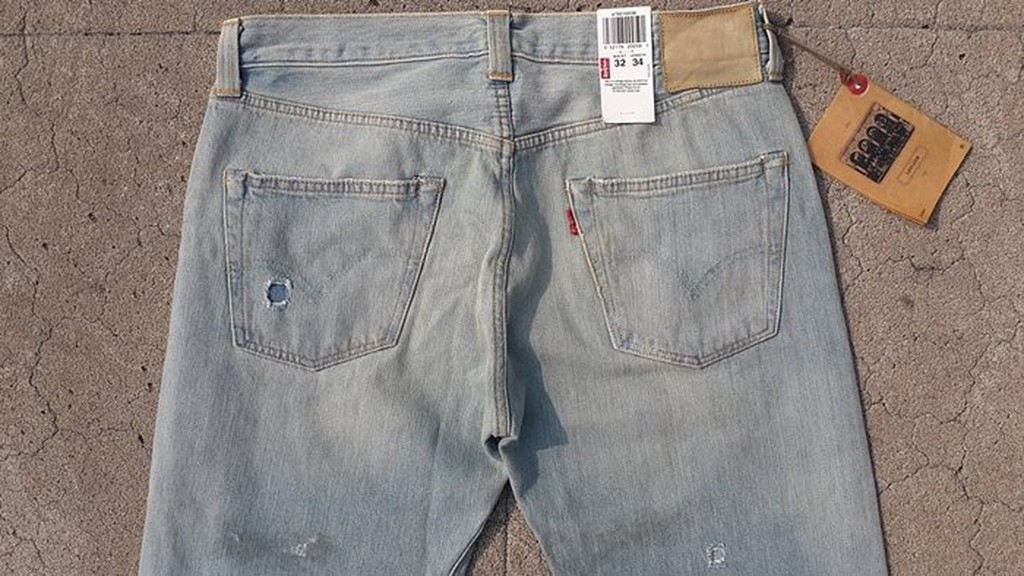 西方不敗全新歐洲版Levi's LVC 501XX 1947年 義大利洗色 小破壞 髒汙 47501 Levis W32