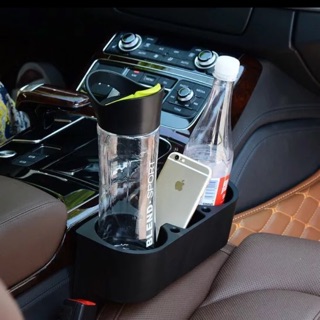 多功能汽車車載三合一水杯飲料架、手機座、置物盒