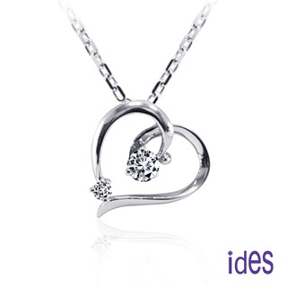 ides愛蒂思鑽石 品牌設計款10分E/VVS1八心八箭完美車工鑽石項鍊/心心相印